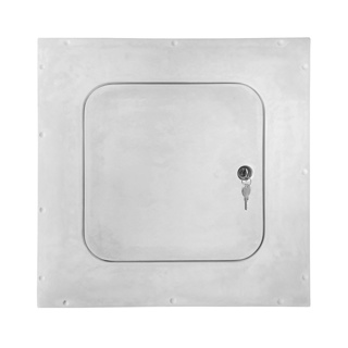 Stealth Hinged Panel w/ Key-Latch, 9in x 9in