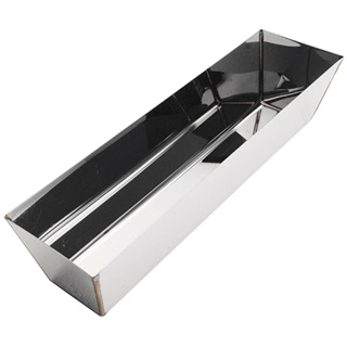 10-Inch Bon 15-446 Stainless Steel Contoured Bottom Heliarc Mud Pan with Non-Slip Grip