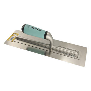 Co.Me 381INFX Stainless-Steel Trowel, 14in w/ Comfort Soft Handle