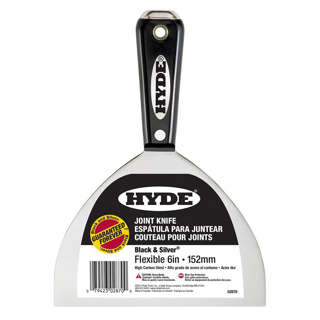 Hyde Tools Carbon Steel Flexible Hammerhead Joint Knife, 6in