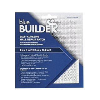 Blue Builder Drywall Repair Patch, 4in x 4in