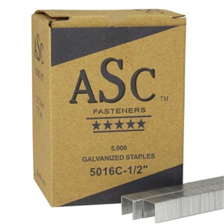 Ample Supply Co 20-ga, 1/2in Crown Staples, 1/2in Long, 5000/bx