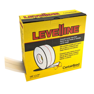 Levelline Corner Trim, 2-3/4in x 100ft Roll 