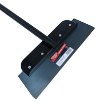 Advance Floor Scraper w/ 5ft Metal Handle, 14in Spring Steel Blade 