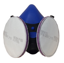 Comfort-Air Diskit P100 Silicon Half Mask Respirator, Large