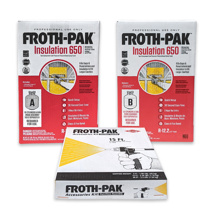 DuPont Froth-Pak Foam Insulation Kit, Class-A, 650 Board Feet
