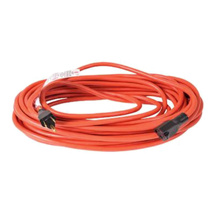 US Wire & Cable 50ft, Orange Electrical Cord, 14/3, Single Plug