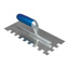 Wind-lock Square-Notched Trowel, Stainless-Steel, 5/8in x 5/8in x 5/8in w/ Wood Handle