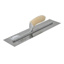 Marshalltown Stainless-Steel Finishing Trowel, 16in x 4in w/ Curved Wood Handle